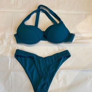 Teal Women's Swimwear Set